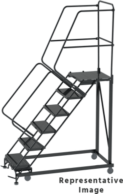 Heavy Duty 7 Step, 50 Degree Slope Ladder, X