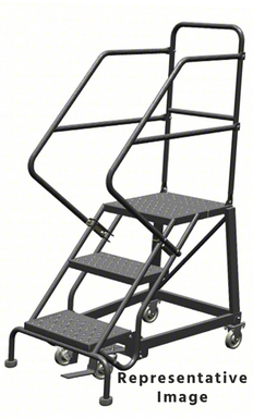 KD 3 Step Easy Climb Ladder Perforated 16 HR With Deep Top Step