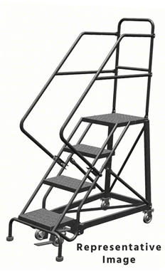 KD 4 Step Easy Climb Ladder Perforated 16 HR 27" With Deep Top Step