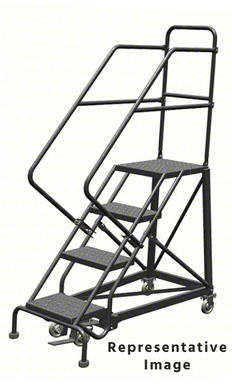 KD 4 Step Easy Climb Ladder Perforated 16 HR  With Deep Top Step