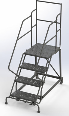 KD 4 Step Easy Climb Ladder Grip Strut 24 Hr