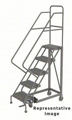 KD 5 Step Easy Climb Ladder Grip Strut 16 HR With Deep Top Step
