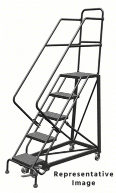 KD 5 Step Easy Climb Ladder Perforated 16 HR 27" With Deep Top Step