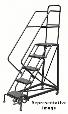 KD 5 Step Easy Climb Ladder Perforated 16 HR  With Deep Top Step