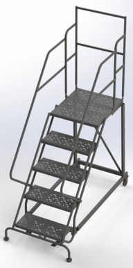 KD 5 Step Easy Climb Ladder Grip Strut 24 Hr