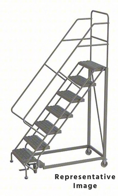 KD 7 Step Easy Climb Ladder Perforated 16 HR With Deep Top Step With Deep Top Step