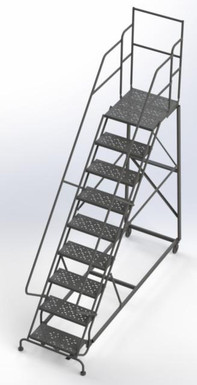 KD 9 Step Easy Climb Ladder Grip Strut 24 Hr