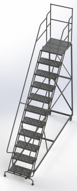 KD 11 Step Easy Climb Ladder Grip Strut 24 Hr