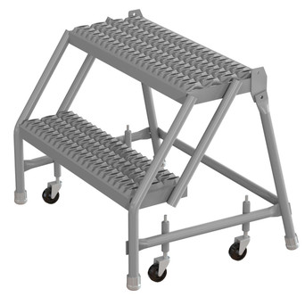 KD 2 Step Steel Rolling Ladder Grip 24