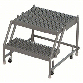 KD 2 Step Steel Ladder Grip 24 Wide With 30" With Deep Top Step Step