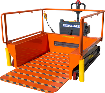 Portable Loading Dock - 1,500 Lb Load Capacity, 55 In Lifting Height Max.