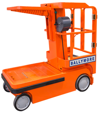 Ballymore Fully Powered Merchandise Lift: Driveable, Electric, 300 lb Load Capacity, 62 in Closed Ht