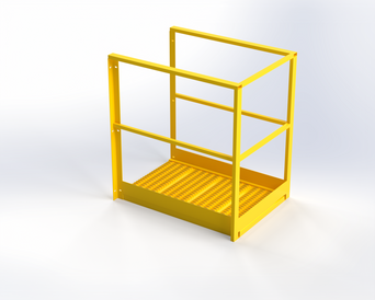UDES 40" Cantilever Platform 24 Wide Grip, Platform Only