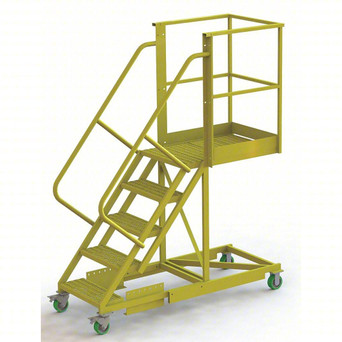 UDES 5 Step Cantilever, Supt'd 24 Wide Grip, 30" Platform