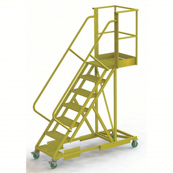 UDES 7 Step Cantilever, Supt'd 24 Wide Perforated, 20" Platform