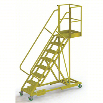 UDES 8 Step Cantilever Ladder 24 Wide Grip, 20" Platform