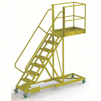 UDES 8 Step Cantilever, Supt'd 24 Wide Perforated, 40" Platform