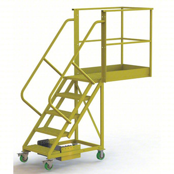 UDES 5 Step Cantilever, Unsup 24 Wide Perforated, 40" Platform