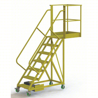UDES 7 Step Cantilever, Unsup 24 Wide Grip, 30" Platform