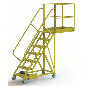 UDES 7 Step Cantilever, Unsup 24 Wide Perforated, 40" Platform
