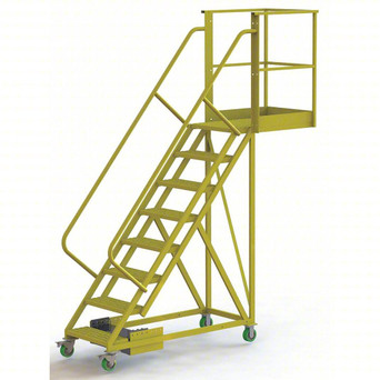 UDES 8 Step Cantilever, Unsup 24 Wide Perforated, 30" Platform