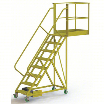 UDES 8 Step Cantilever, Unsup 24 Wide Perforated, 40" Platform