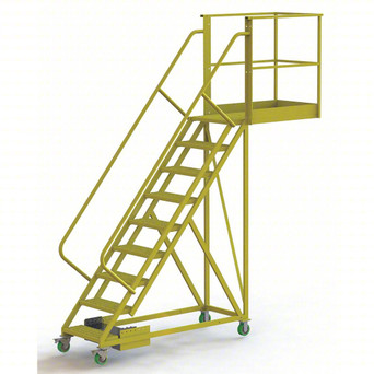 UDES 9 Step Cantilever, Unsup 24 Wide Perforated, 40" Platform