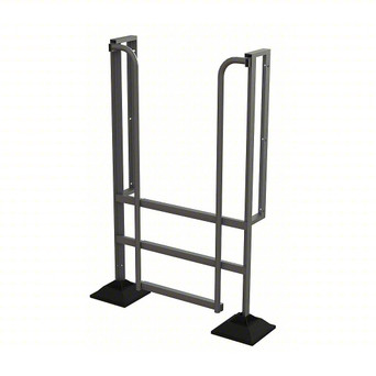 Tri-Arc Ladder: 30 in Top Step Height, 3 Steps, 90° Climbing Angle, 27 1/2 in Vertical Clearance