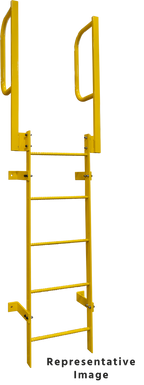 Straight Height Ladder 9 Rungs With Walkthru