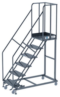 Work Titan ladder 6 STEP,Heavy Duty 800 lb. Capacity ,32WD 21DTS,PTRD