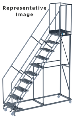 Work Titan ladder 7 STEP,Heavy Duty 800 lb. Capacity ,32WD 21DTS,PTRD