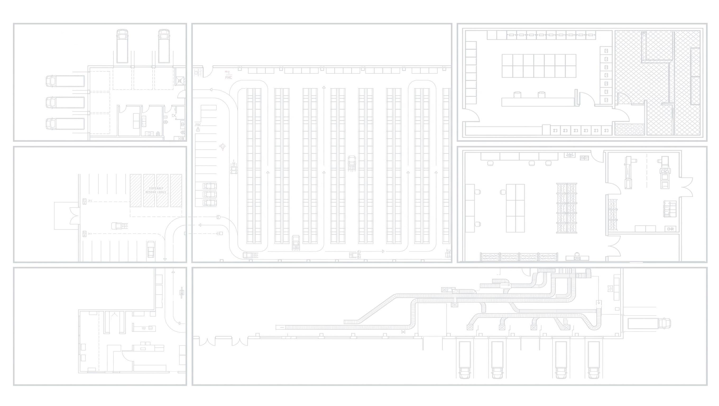 Warehouse Floor Plan Blueprint