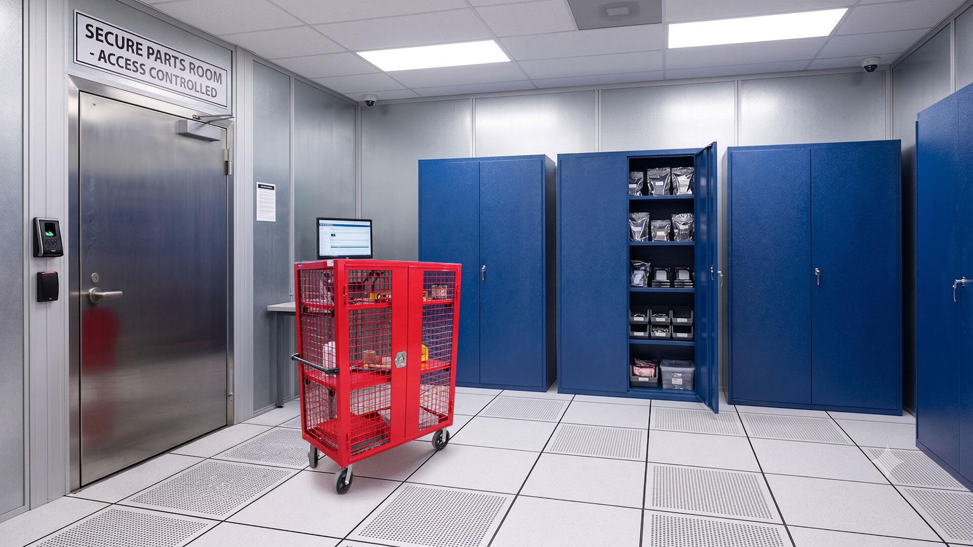 Secure Carts and Cabinets