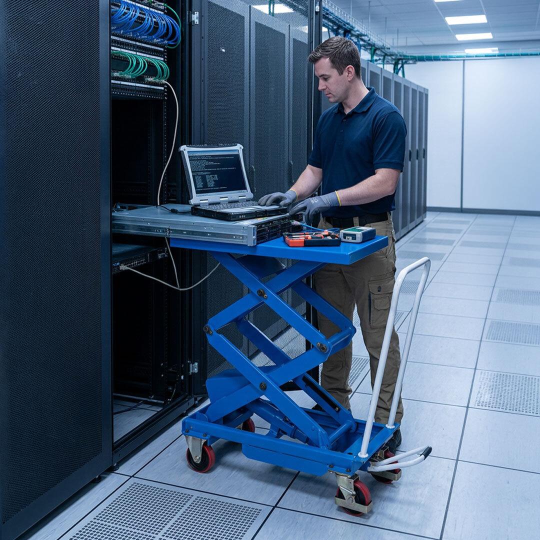 Maxx-Mini-Lift Table in data center