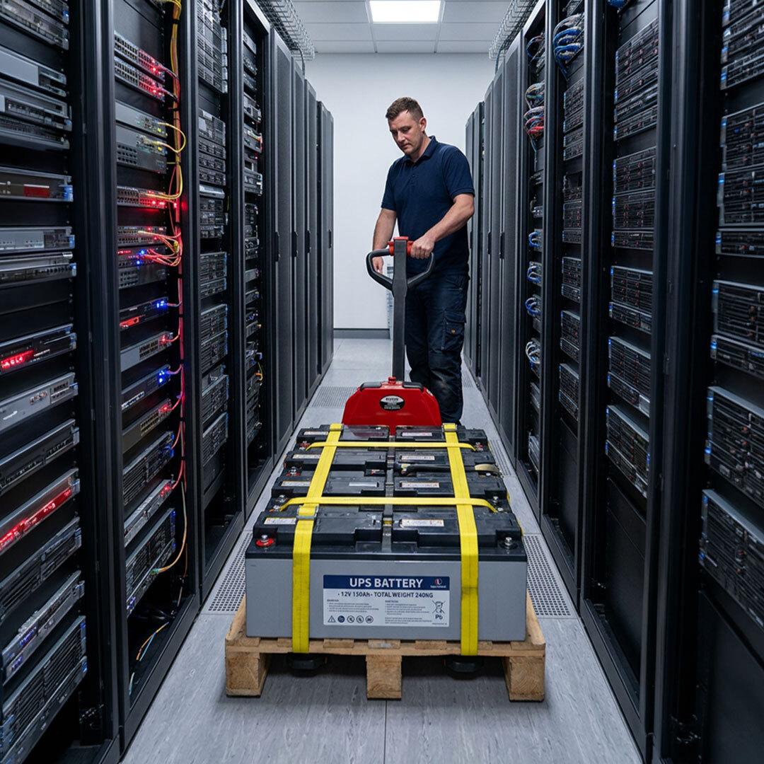 Powered Pallet Jack in data center