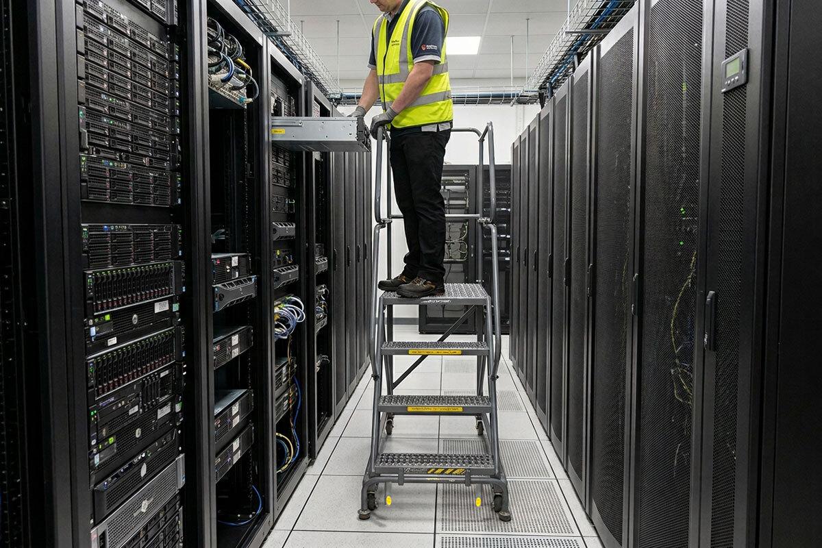 Narrow Single-Entry Work Platform
