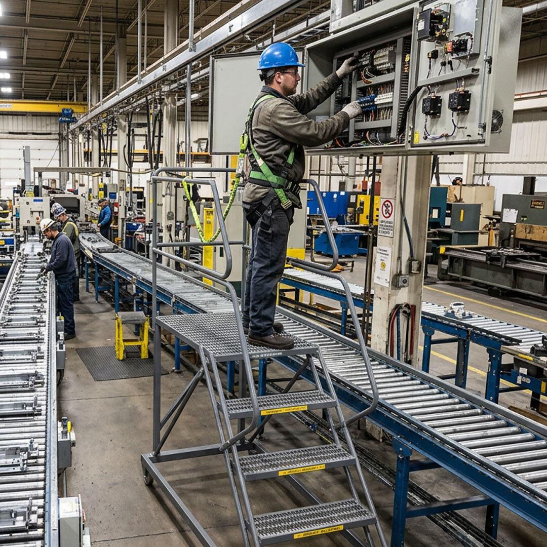 Work Platform on manufacturing floor