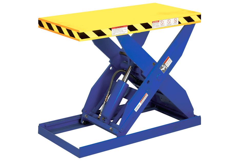 A lift table with an extra beefy lift mechanism below the platform
