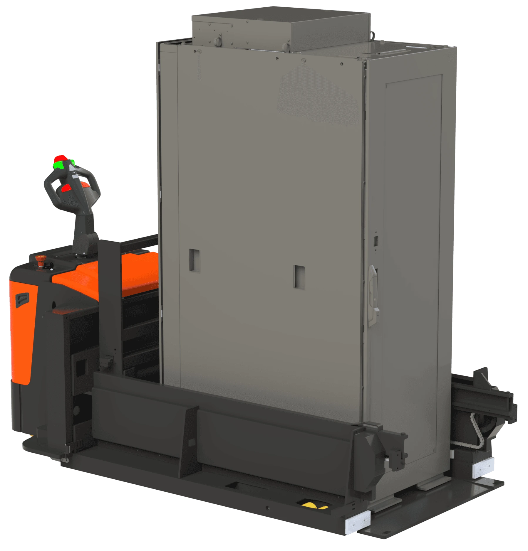 Ballymore Rack Mover moving a server rack