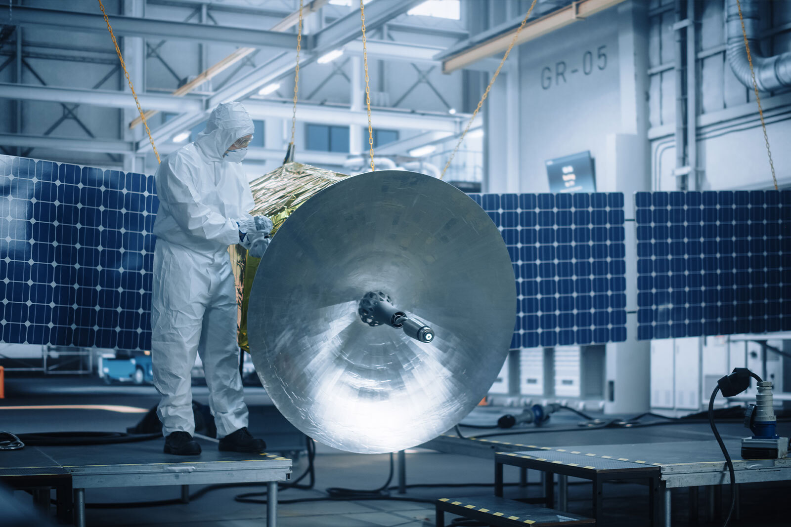 Satellite integration and test facility