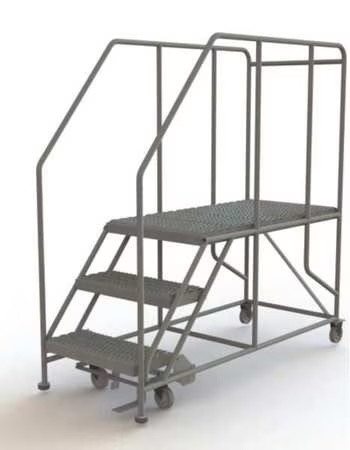 アッキー 　ESCADA 754303F4 Ballymore - Carbon Steel Tank Access Rolling Ladder: Type