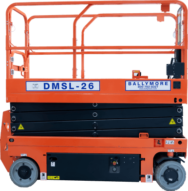 ハルカミライ　メキT Lサイズ DMSL-26 - Ballymore Drivable Mini Scissor Lift 26' Platform, 500
