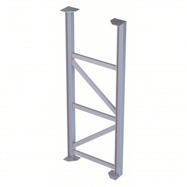 Tri-Arc Support Leg: 81 In Overall Height, 30 In Overall Wide, Aluminum ...