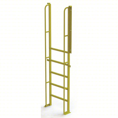 U-Design 6 Rung Crossover Ladder: 1,000 Lb Load Capacity, Steel ...