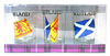 Scottish Flags Shot Glasses (3-Pack)