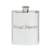 Pewter Hip Flask "Best Man", 6 oz