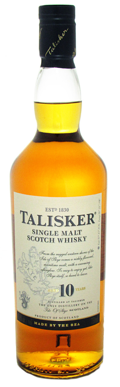 TALISKER 10 ans, Whisky Écossais