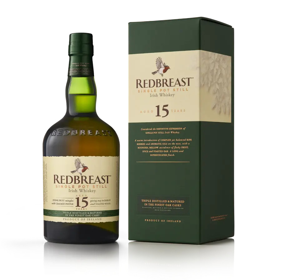 REDBREAST 15年 シングルポットスティルウイスキー Redbreast 15 Year Old, Single Pot Still - The Whisky Shop - San