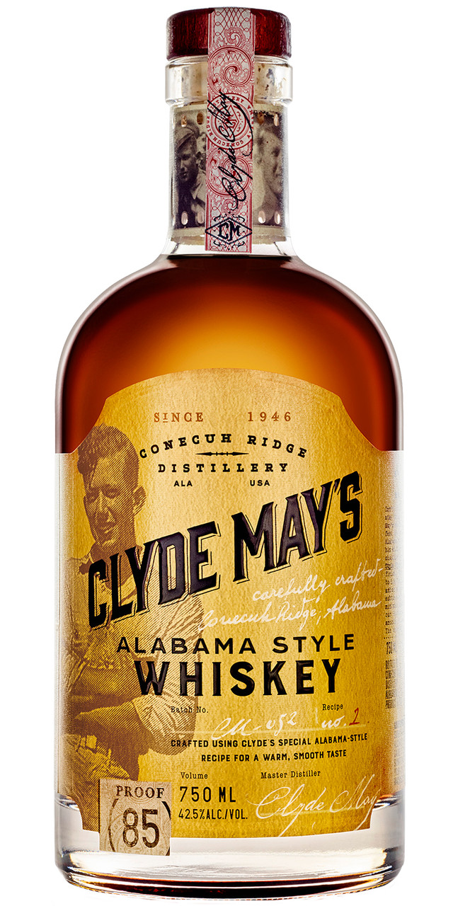 Clyde May's Original Alabama Style Whiskey