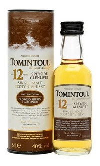 Tomintoul 12 Year Old, Oloroso Cask, 50ml - The Whisky Shop - San